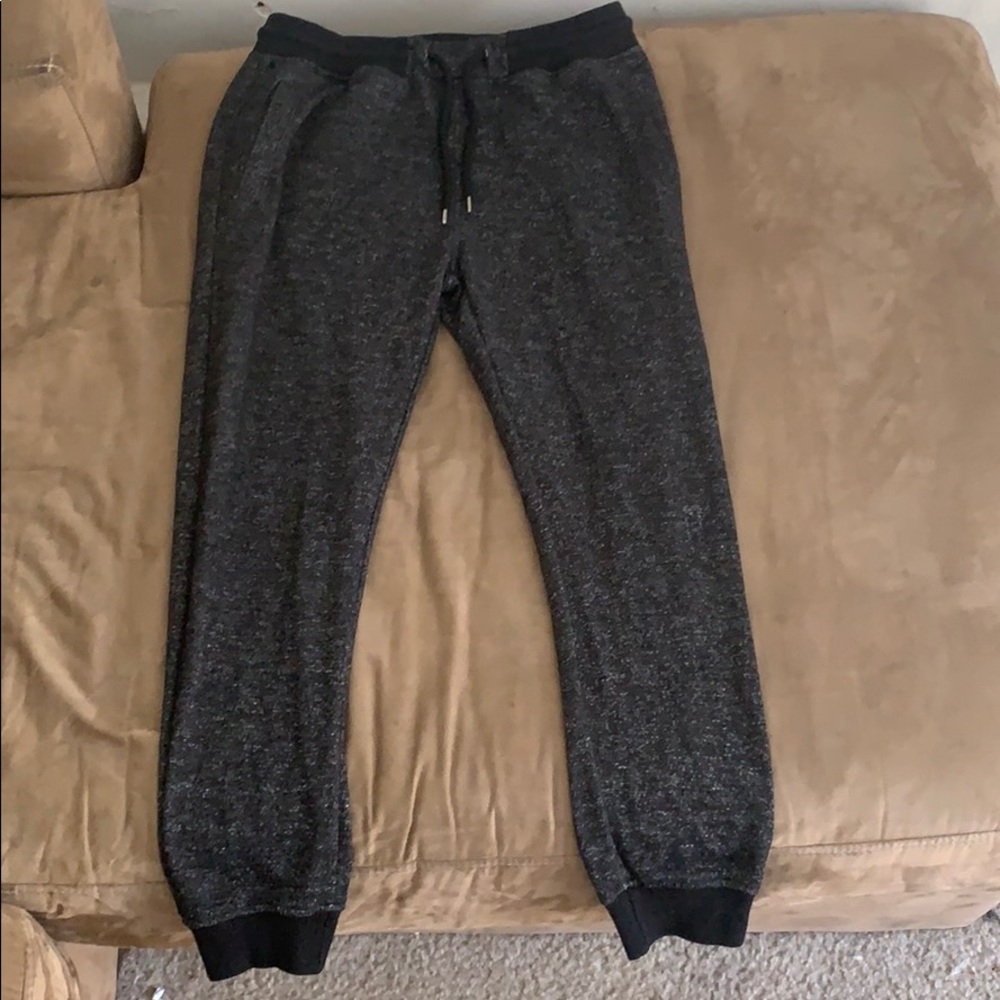 black joggers